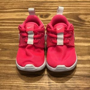 Bright Pink Pull-On Infant Nikes